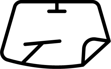 Icono de semipelícula de seguridad